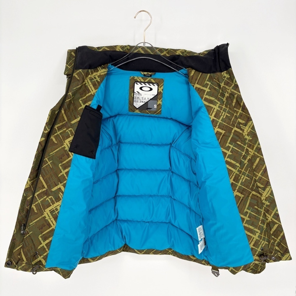 OAKLEY Icon Tech Down Ski Snowboard Puffer Jacket Green S - Picture 5 of 12